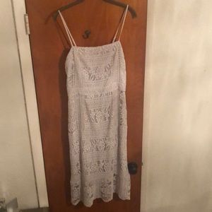 Lace sheath dress